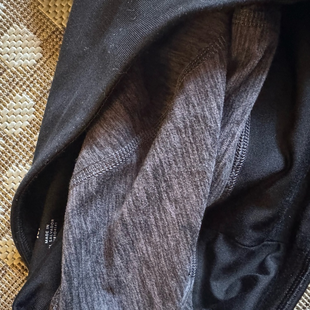 DSG Charcoal and Black Fleece Lined Leggings - Picture 5 of 5